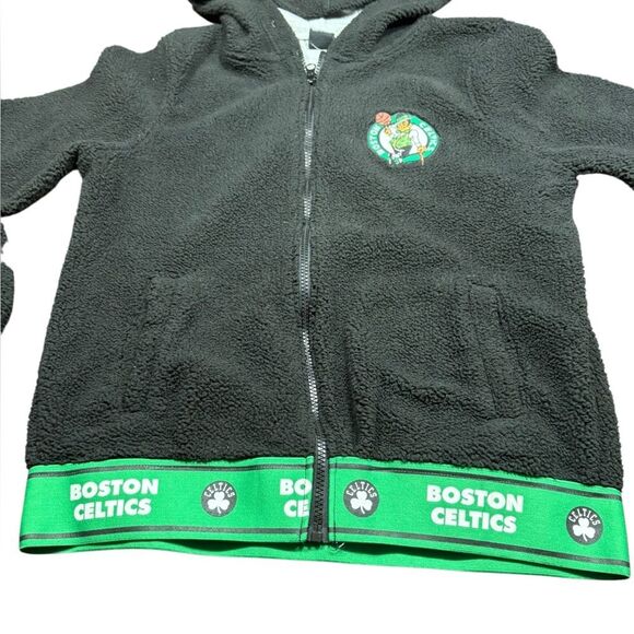 Authentic Ultra GAME Boston Celtics Embroidered  Lettering Hoodie Womens Medium - Picture 4 of 12